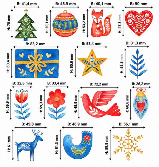 Keramikdekaler - Jul - Folktraditioner